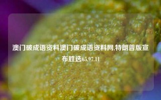 澳门破成语资料澳门破成语资料网,特朗普版宣布胜选65.97.11