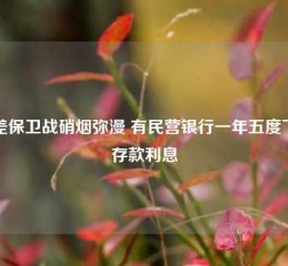 息差保卫战硝烟弥漫 有民营银行一年五度下调存款利息