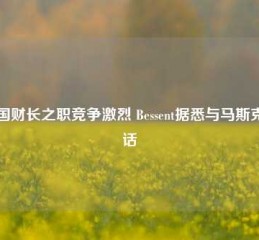 美国财长之职竞争激烈 Bessent据悉与马斯克通话