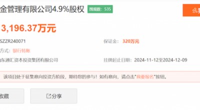 一月内遭两大股东“抛弃”，三分之一股权被转让，嘉合基金怎么了？