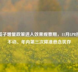 一揽子增量政策进入效果观察期，11月LPR按兵不动、年内第三次降准悬念犹存