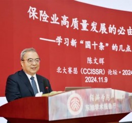 【北大赛瑟论坛·2024】陈文辉：保险业高质量发展的必由之路——学习新“国十条”的几点思考