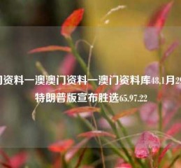 澳门资料一澳澳门资料一澳门资料库48,1月29日o,特朗普版宣布胜选65.97.22