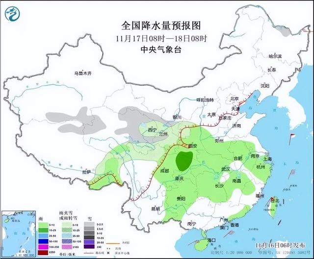 冷冷冷！大风＋降温都来了！全国冰冻线进程图出炉，这些地方雨雪天气持续在线-第3张图片-养花知识-花卉种植与养护技巧