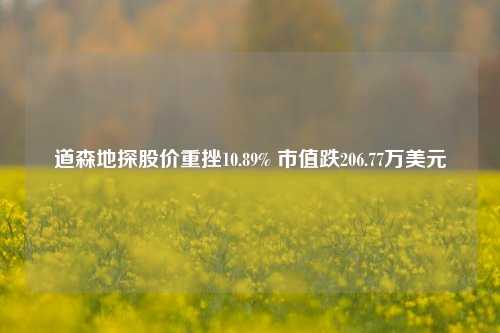 道森地探股价重挫10.89% 市值跌206.77万美元-第1张图片-养花知识-花卉种植与养护技巧