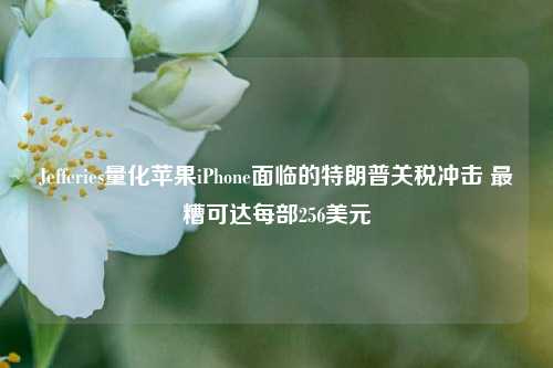 Jefferies量化苹果iPhone面临的特朗普关税冲击 最糟可达每部256美元-第1张图片-养花知识-花卉种植与养护技巧