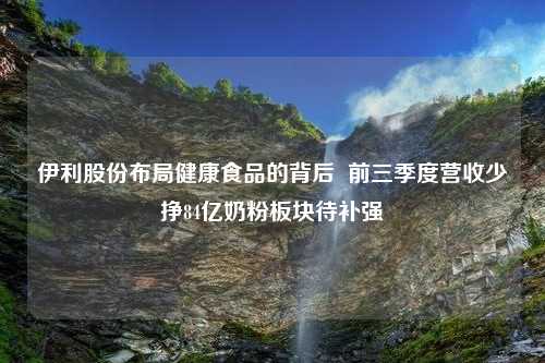 伊利股份布局健康食品的背后  前三季度营收少挣84亿奶粉板块待补强